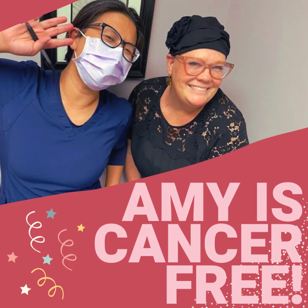 Amy is cancer free!!!